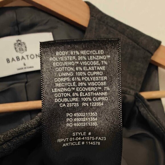 Aritzia Babaton Deniro Vest - (Re)ssential Size 6 - Picture 5 of 5